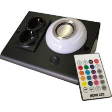 6W Müzik Çalarlı Tezgah Altı Aydınlatma Rgb Ledli Bluetooth Hoparlörlü Kumandalı Mutfak Aydınlatma