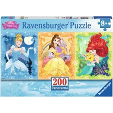 Ravensburger 200 Parça Beautiful Disney Princess Puzzle