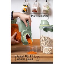2 Adet Contalı Sızdırmaz Erzak Saklama Kabı / 1100 ml / Yeşil