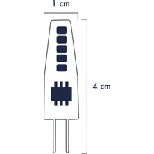 Heka Cob LED Ampul G4 2W 3000K ERD-266