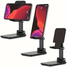 Jetfast Katlanabilir Masaüstü Tablet ve Telefon Tutucu Stand Uzayabilen Kademeli Telefon Tutacağı