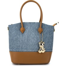 Tamer Tanca Kadın Vegan Mavi Omuz Çanta 921 27039 Bn Cnt Y25 L.blue
