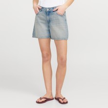 Jack & Jones Jack&Jones JXLAURA SHORT MW DENIM SHORTS DNM SN Kadın Denım Şort