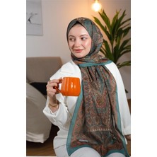 Baştacı Soft Etnik 0222 Derin Yeşil Şal