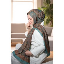 Baştacı Soft Etnik 0222 Derin Yeşil Şal