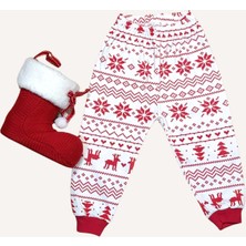 Etnik Desen Detaylı Pijama Takımı