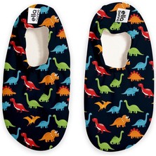 Kaydırmaz Taban, Unisex Bebek, Çocuk Deniz Ayakkabısı, Havuz Patiği, Dinozor