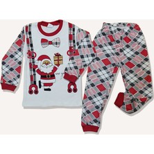Noel Baba Baskılı Yılbaşı Pijama Takımı