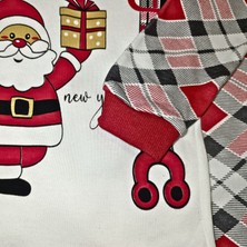 Noel Baba Baskılı Yılbaşı Pijama Takımı