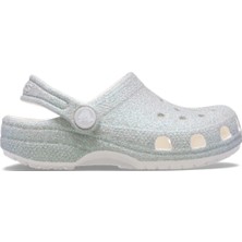 Crocs Classic Iridescent Glitter CgK 210986-100 Beyaz Terlik