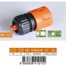 1/2 Hortum Bağlantı Adaptörü Stoplu (4887)