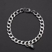 Fuhao Shop C Aşk Kalp Şekli Avrupa ve Amerikan Yaratıcı Aşk Bilekliği Kişilik Mıknatıs Çeken Bilezikler Çifti Magnet Çift Bilezik Takı (Yurt Dışından)