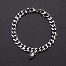 Fuhao Shop C Aşk Kalp Şekli Avrupa ve Amerikan Yaratıcı Aşk Bilekliği Kişilik Mıknatıs Çeken Bilezikler Çifti Magnet Çift Bilezik Takı (Yurt Dışından)