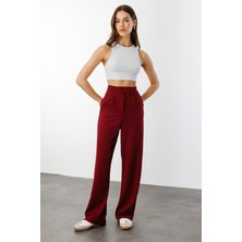 Beli Cırtlı Rahat Palazzo Pantolon Cırtlı-Pantolon