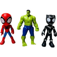 Marvel Spider-Man 6'lı Karakter Figür Oyuncak Spidey Amazing Friends Figür 