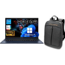 Asus Vivobook 15  I5-1334U 16GB 1tb M.2 SSD X1504VA-NJ2405 ATL88 15.6" W11PRO Notebook +Çanta