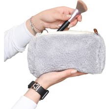 Ayıcı Oyuncak Fermuarlı Peluş Makyaj Çantası (Uzun Tüylü) – Kadınlar Için En Yeni Makyaj Çantası