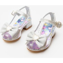 Le Mabelle Gümüş  Fiyonklu Şeffaf Kız Çocuk Ayakkabı