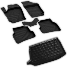 Ferrous Volkswagen Polo 5 Ferrous 4d Paspas ve Üst 3D Bagaj Havuzu 2010 2017
