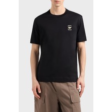 Emporio Armani % 100 Pamuk Relaxed Fit Bisiklet Yaka T Shirt Erkek T SHİRT EM001068 AF12926 UC001