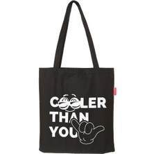 Baghashtag Siyah Bez Çanta Cooler Than You Baskılı