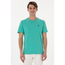 U.S. Polo Assn. Erkek Regular Fit Bisiklet Yaka Mint Basic Tişört 50298035-VR090