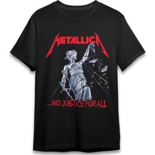 Tarzsokak Metallıca Baskılı Oversize Unisex Rahat Kalıp
