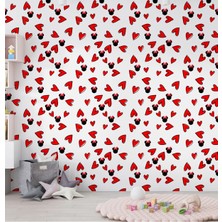 Kalpler Kız Çocuk Odası Duvar Kağıdı -Isı ve Ses Yalıtımı Yırtılmaz