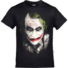 Tarzsokak Çocuk Siyah Joker Klasik Baskılı