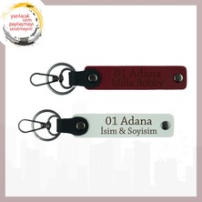 Beyaz-Bordo, Isminize Özel Adana Esintisi Sevdiklerinize Hediye Anlamlı Bir Şehir Simgesi Anahtarlık