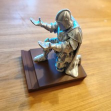 Kişiye Özel 3D Baskı Şövalye Kalem Tutucu – Orta Çağ Temalı Masa Üstü Dekor
