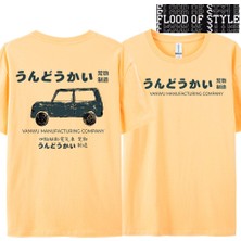 Tarz Sokak 2024 Japon Moda Retro Baskı Yaz Kısa Kollu Kadın Gevşek Trendy Ins Sokak  Giysi Yumuş
