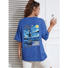 Tarzsokak Unisex Van Gogh Baskılı Oversize