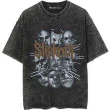 Tarzsokak Rock Serisi Slipknot Baskılı Unisex Oversize