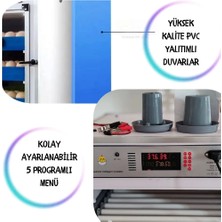 Çok Renkli Kabin Tip 64 Tavuk Yumurta Kapasiteli Kuluçka Makinesi
