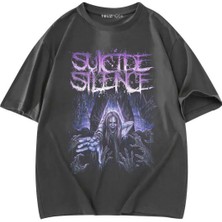 Tarzsokak Rock Serisi Suicide Silence Baskılı Unisex Oversize