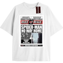 Tarz Sokak Spider-Man Gazete Baskı Model No Way Home Tshirt