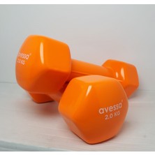 Avessa 2 kg Vinil Dambıl Pvc 2 Adet