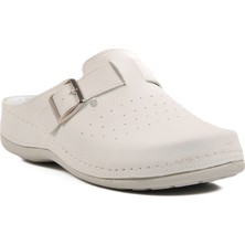 Beyaz  Anatomik Erkek Sabo Terlik 52.002 M