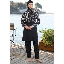 REMSA Paraşüt Tam Kapalı Tesettür Mayo 25975 Siyah