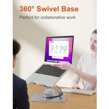 Idock N19-1 Alüminyum 360 Derece Dönen Dizüstü Bilgisayar Laptop Notebook Standı