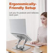 Idock N19-1 Alüminyum 360 Derece Dönen Dizüstü Bilgisayar Laptop Notebook Standı