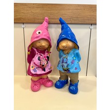 2'li Bahçe ve Kapı Polyester Cüceleri