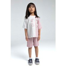 U.S. Polo Assn. Kız Çocuk Pembe Şortlu Alt Üst Takım 50312404-VR041