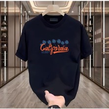 Tarz Sokak California Baskılı Siyah