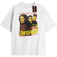 Tarz Sokak Y2K Twilight Team I Love My Boyfriend Tshirt Kod-Edward