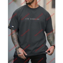 Tarzsokak Model 3897 Erkek Yazlık Yuvarlak Yaka Kısa Kollu Günlük Tişört, Yaz