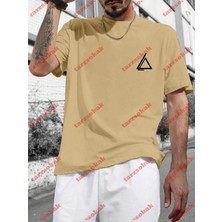 Tarzsokak Model 3690 Erkek Yazlık Yuvarlak Yaka Kısa Kollu Günlük Tişört, Yaz