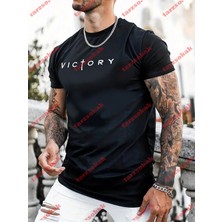 Tarzsokak Model 3938 Erkek Yazlık Yuvarlak Yaka Kısa Kollu Günlük Tişört, Yaz