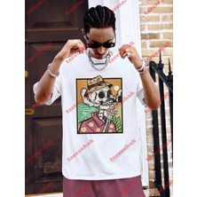 Tarzsokak Model 3555 Erkek Yazlık Yuvarlak Yaka Kısa Kollu Günlük Tişört, Yaz